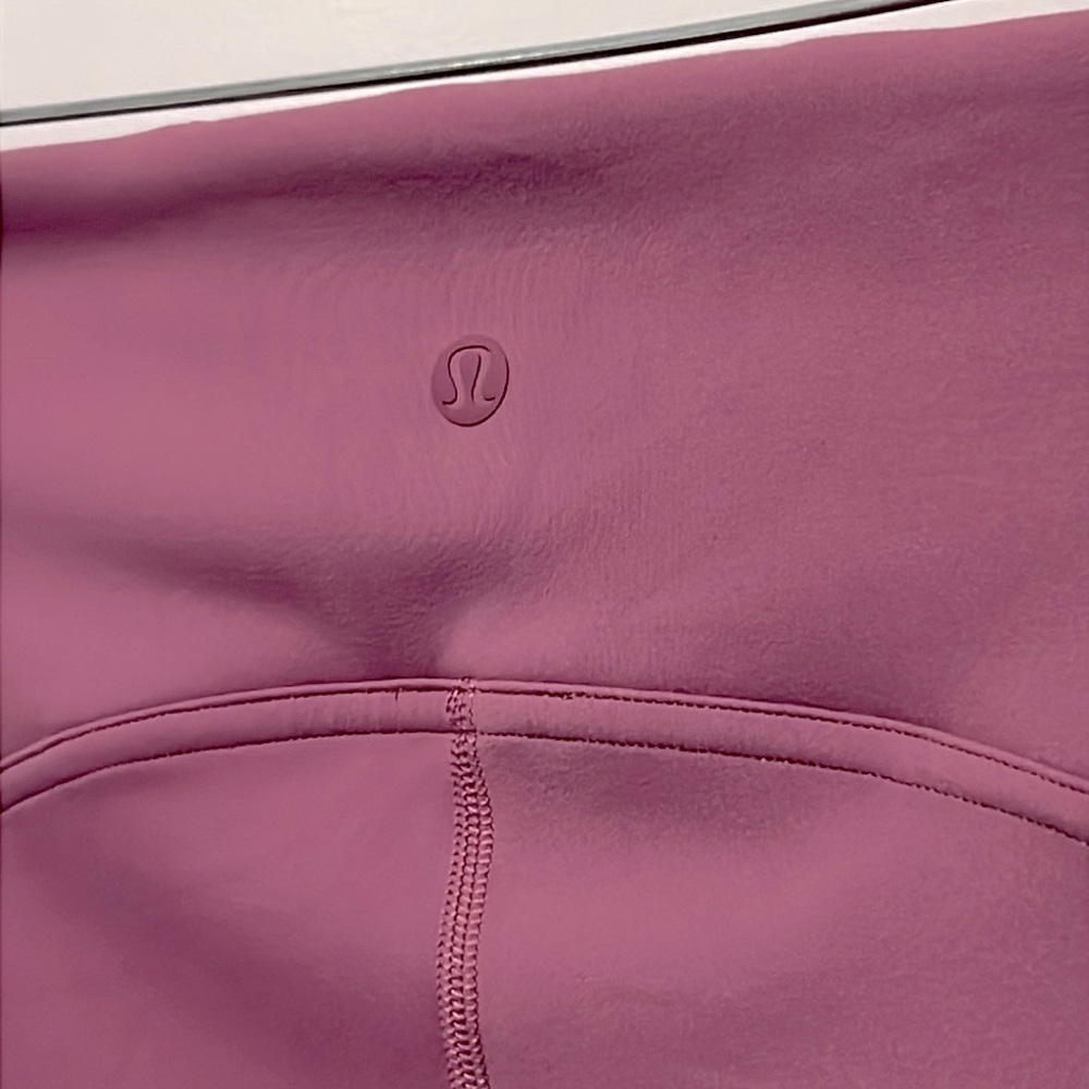 Lululemon InStill High-Rise Tight 25" Vintage Plum Size 16 Mauve Rose Pink - Picture 5 of 7